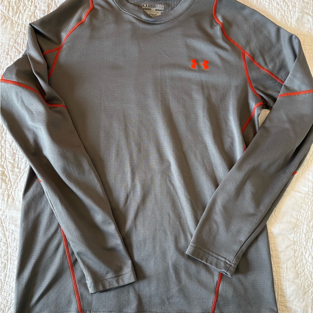 Under Armour Gray Long Sleeve Men's Shirt